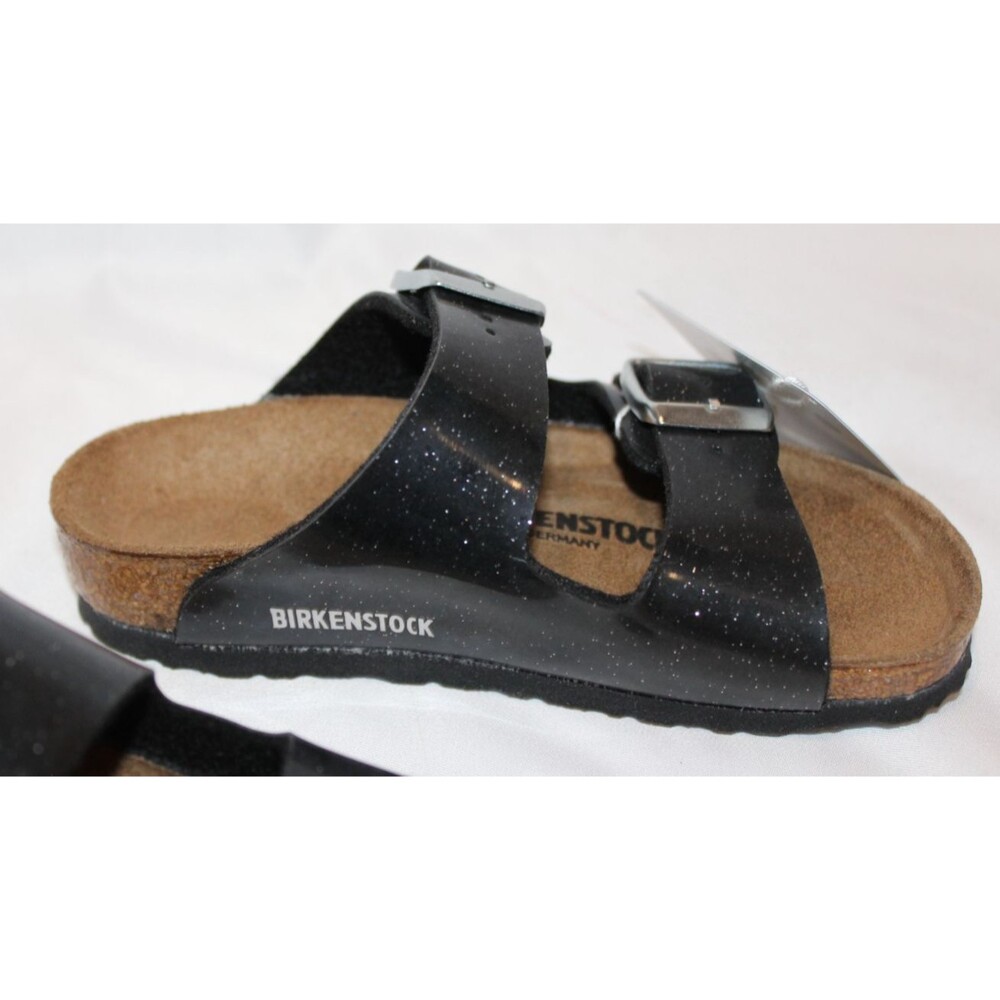 BIRKENSTOCK KIDS ARIZONA GALAXY MAGIC BLACK SANDALS EU 26 US 8-8.5 NIB - Picture 4 of 5